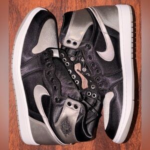 Jordan Women's Shoes Black and Silver